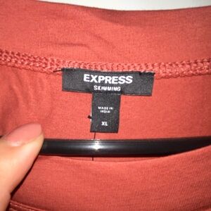 Express Terracotta Skimming Top